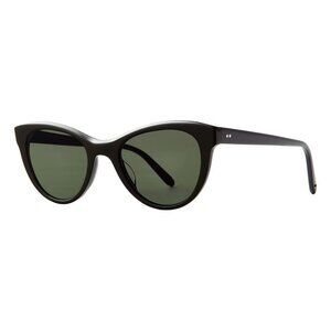 New GARRETT LEIGHT x Clare Vivier Black Cat Eye 2053 Bio EBE Sunglasses Women